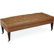 Picture of LEATHER OTTOMAN AND 45293     