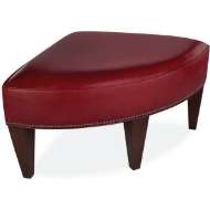 Picture of LEATHER WEDGE OTTOMAN      