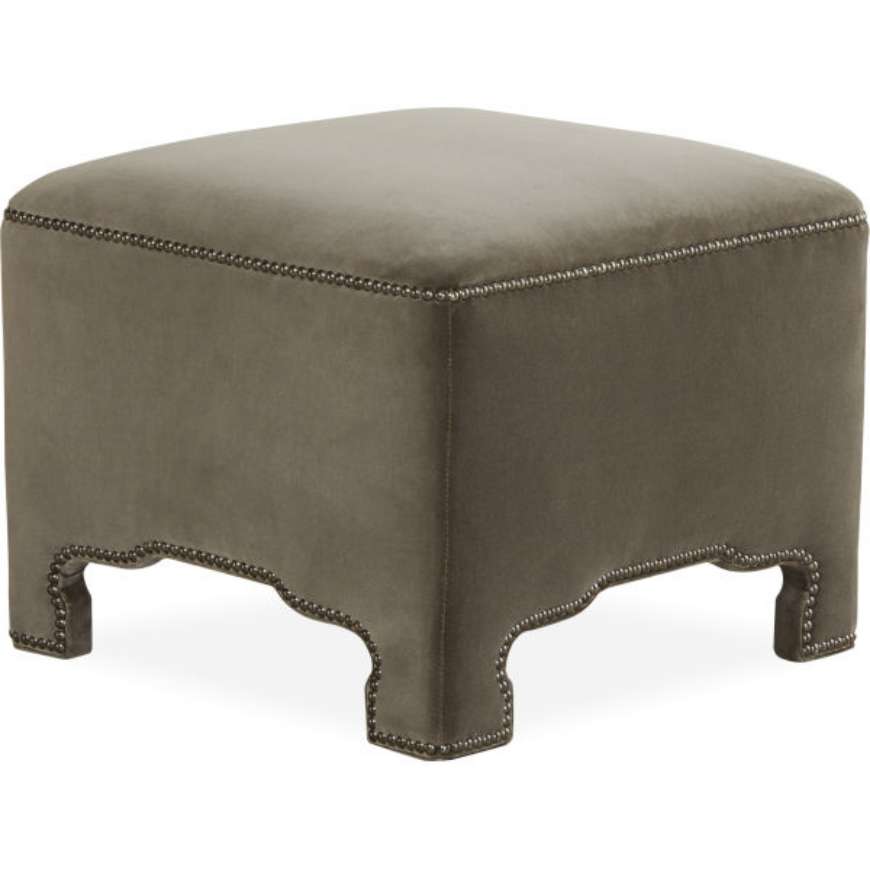 Picture of LEATHER COCKTAIL OTTOMAN      