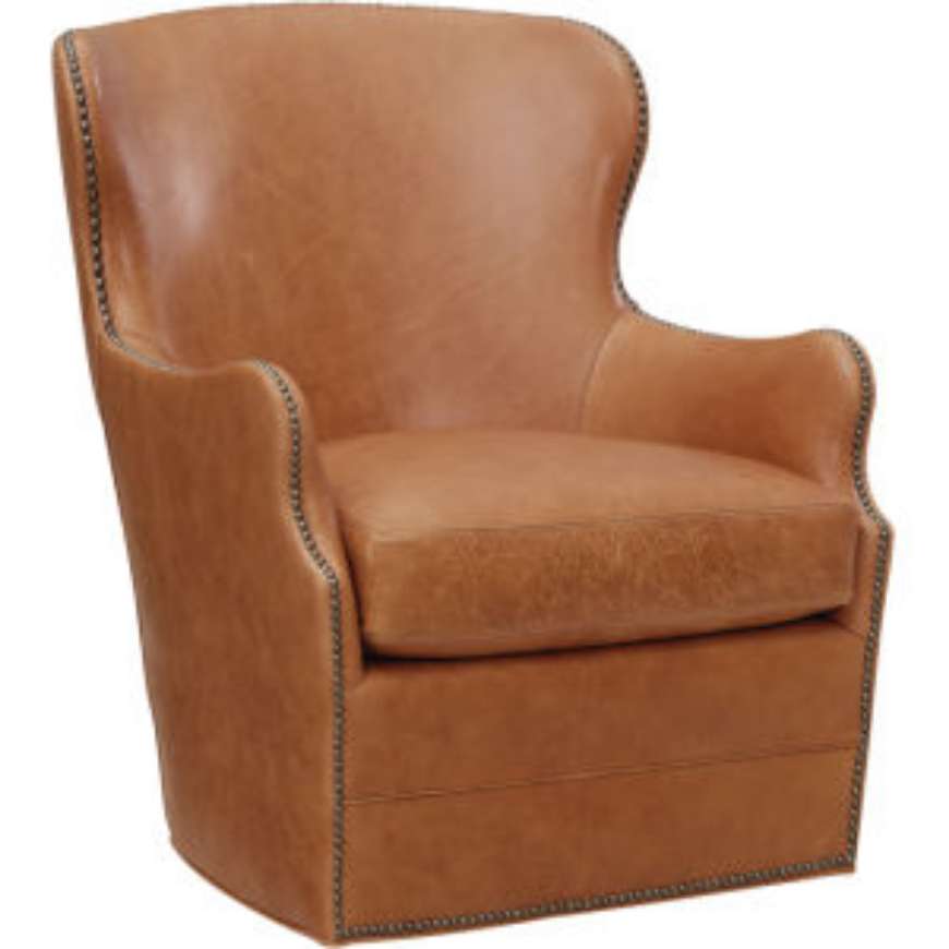 Picture of LEATHER SWIVEL CHAIR      