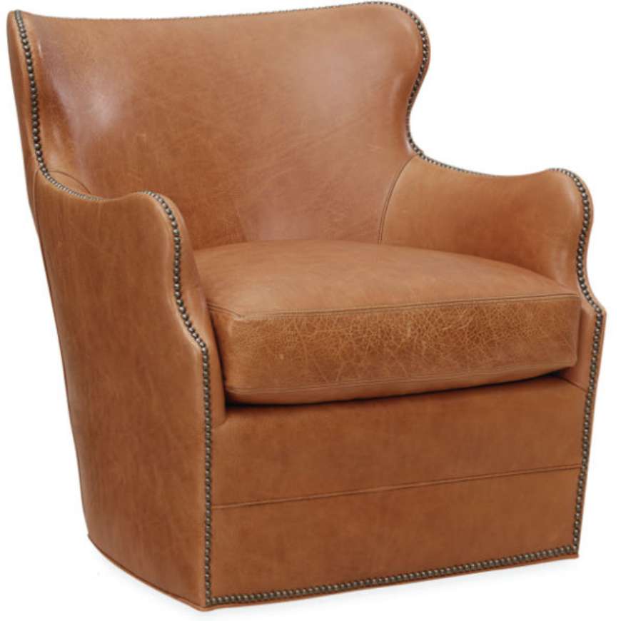 Picture of LEATHER SWIVEL CHAIR      