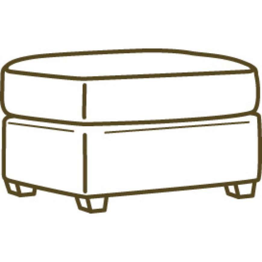 Picture of LEATHER OTTOMAN       