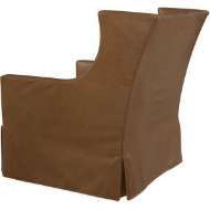 Picture of LEATHER SWIVEL GLIDER      