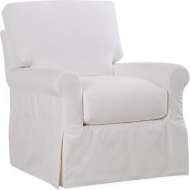 Picture of SLIPCOVERED SWIVEL CHAIR      