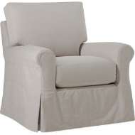 Picture of SLIPCOVERED SWIVEL CHAIR      