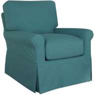 Picture of SLIPCOVERED SWIVEL CHAIR      