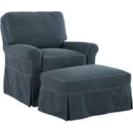 Picture of SLIPCOVERED SWIVEL CHAIR      