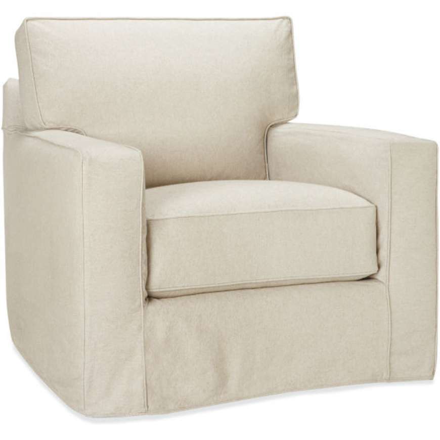 Picture of SLIPCOVERED SWIVEL CHAIR      