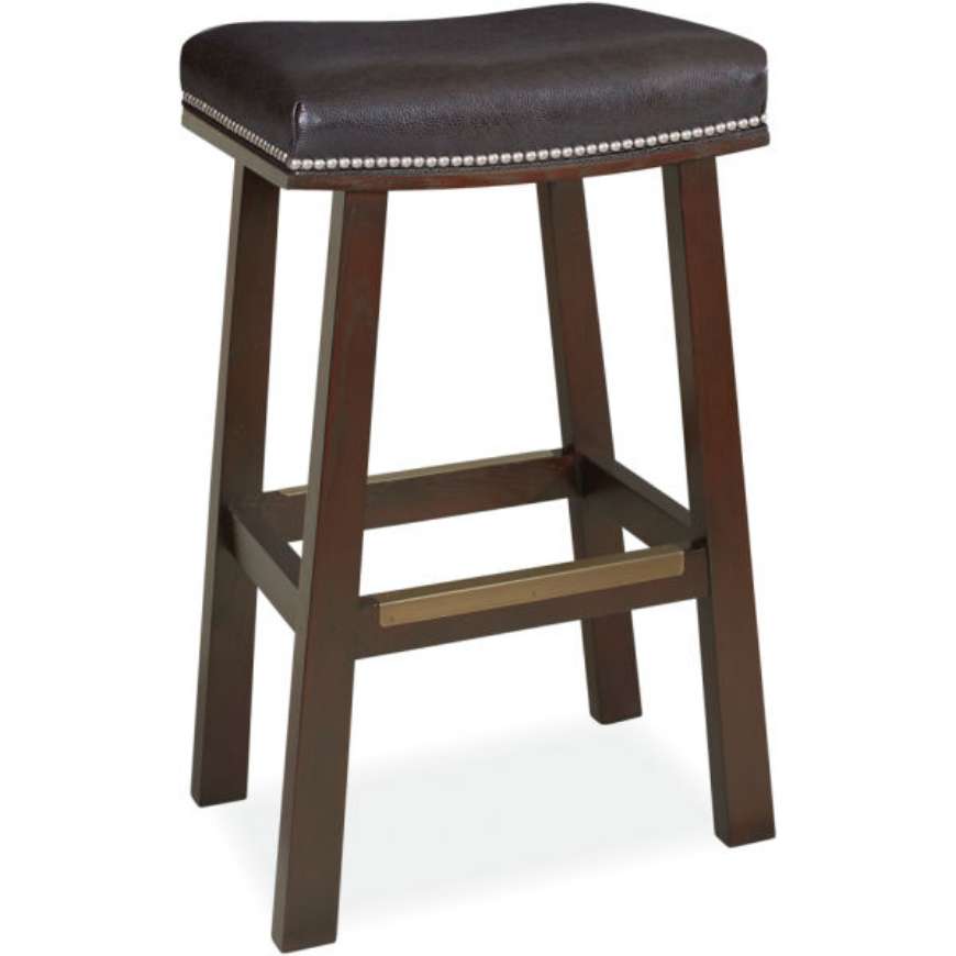 Picture of LEATHER BAR STOOL      