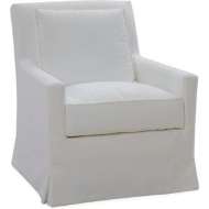 Picture of SLIPCOVERED SWIVEL CHAIR      