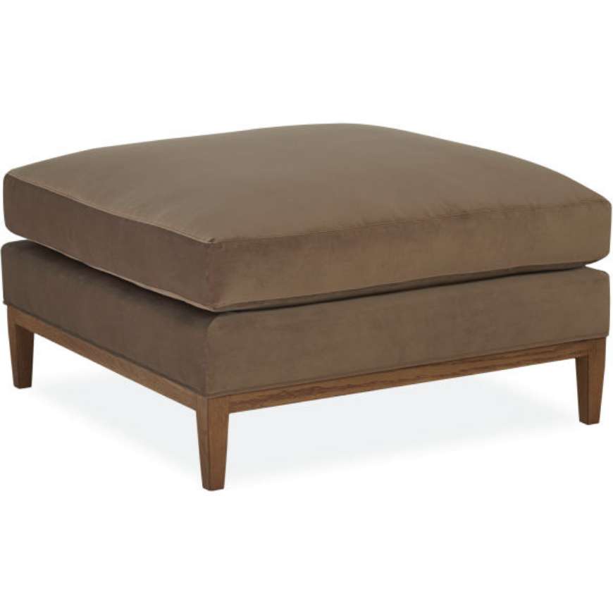 Picture of LEATHER COCKTAIL OTTOMAN      