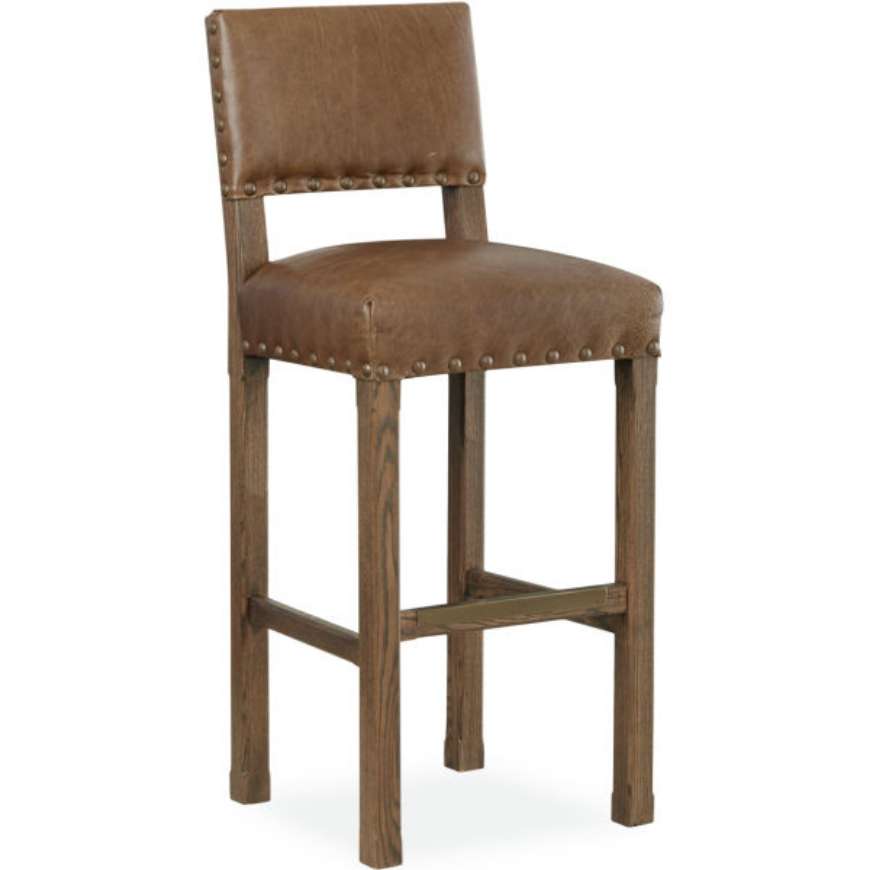 Picture of LEATHER BAR STOOL      