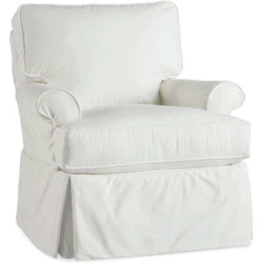 Picture of SLIPCOVERED SWIVEL CHAIR      