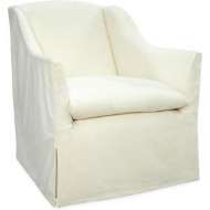 Picture of SLIPCOVERED SWIVEL CHAIR      