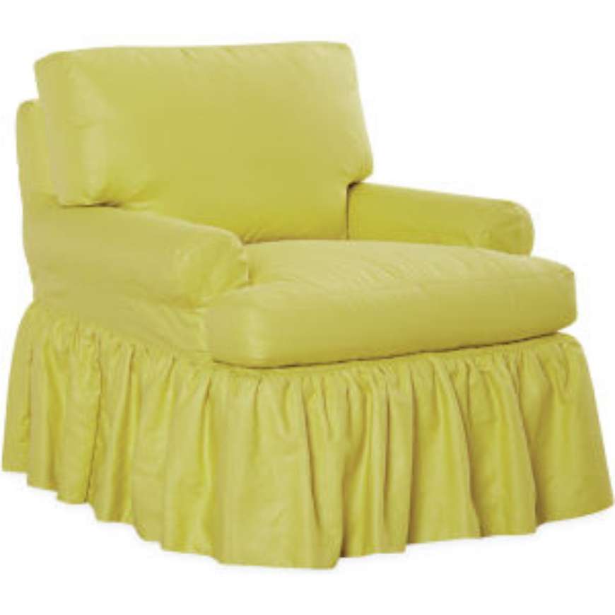 Picture of SLIPCOVERED SWIVEL CHAIR      