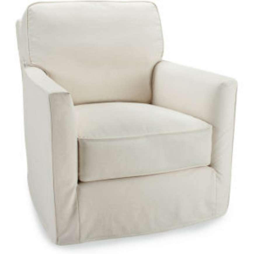 Picture of SLIPCOVERED SWIVEL CHAIR      