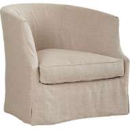 Picture of SLIPCOVERED SWIVEL CHAIR      