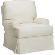 Picture of SLIPCOVERED SWIVEL CHAIR      