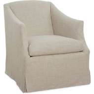 Picture of SLIPCOVERED SWIVEL CHAIR      