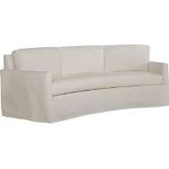 Picture of SLIPCOVERED CURVED SOFA      