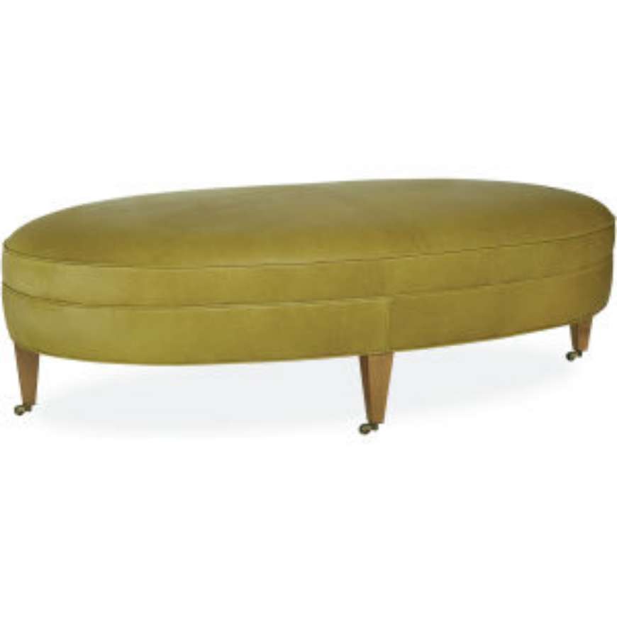 Picture of LEATHER COCKTAIL OTTOMAN      