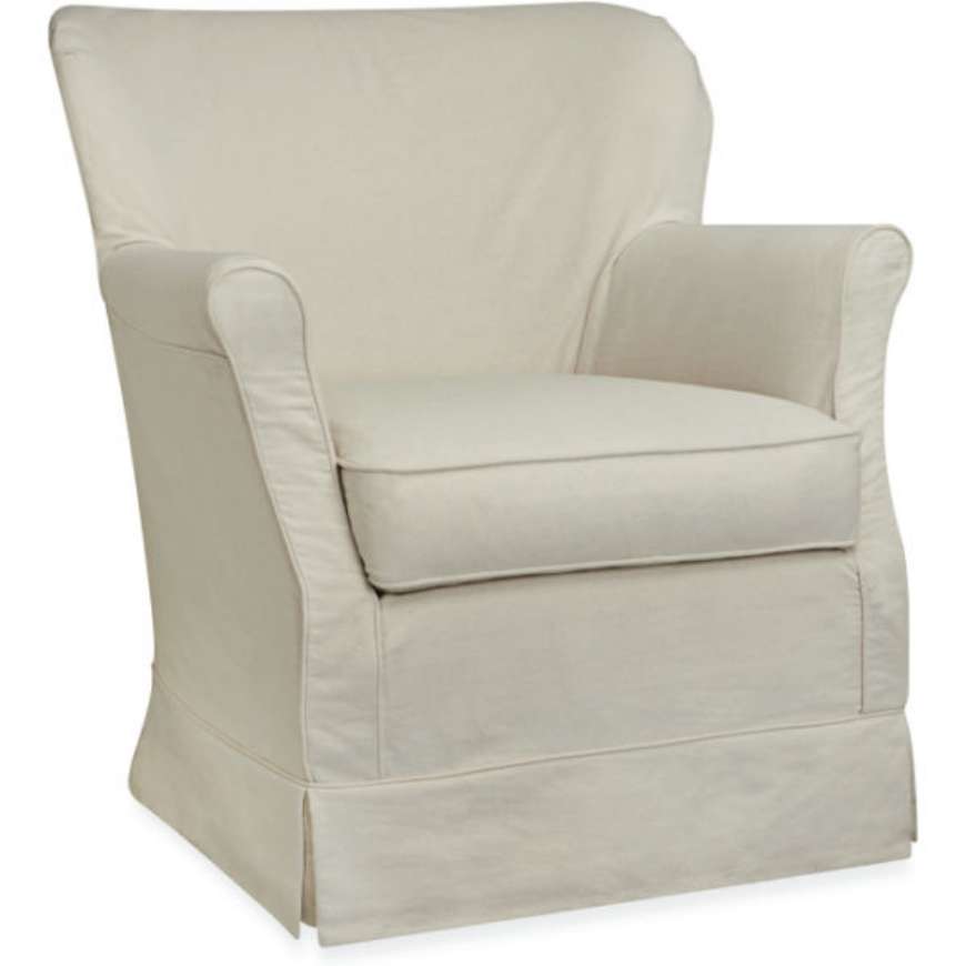 Picture of SLIPCOVERED SWIVEL CHAIR      