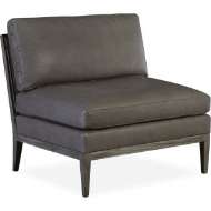 Picture of LEATHER ARMLESS CHAIR      