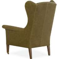 Picture of LEATHER WING CHAIR      