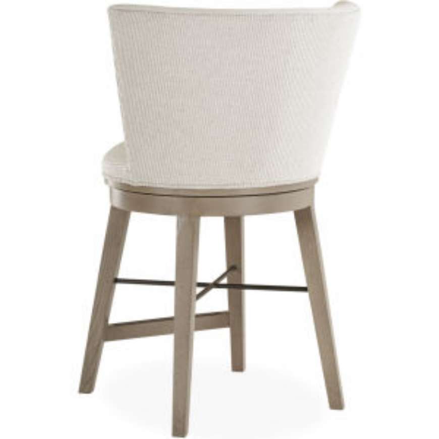 Picture of LEATHER SWIVEL COUNTER STOOL     