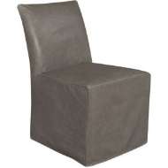 Picture of LEATHER SLIPCOVERED CHAIR      