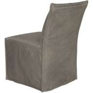 Picture of LEATHER SLIPCOVERED DINING CHAIR     