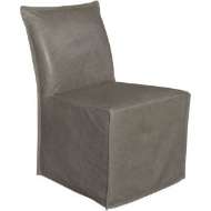 Picture of LEATHER SLIPCOVERED DINING CHAIR     