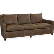 Picture of LEATHER SLIPCOVERED SOFA      