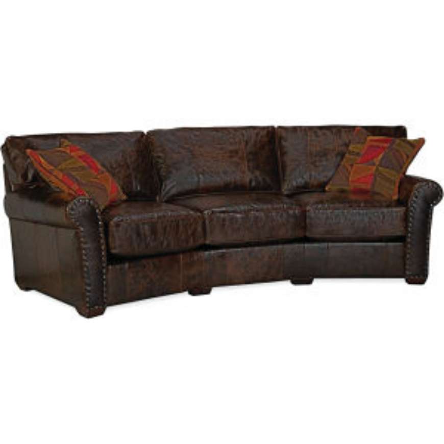 Picture of LEATHER WEDGE SOFA      