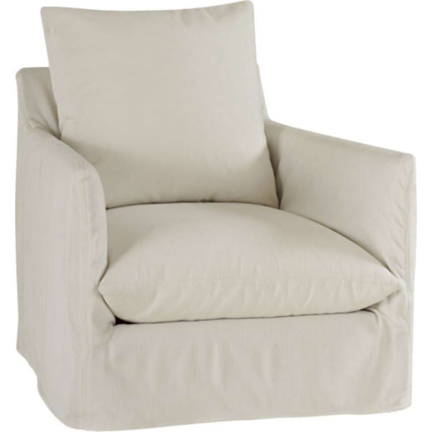 Picture of BEACON OUTDOOR SLIPCOVERED SWIVEL CHAIR    