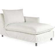 Picture of BAHA OUTDOOR SLIPCOVERED ONE ARM CHAISE   