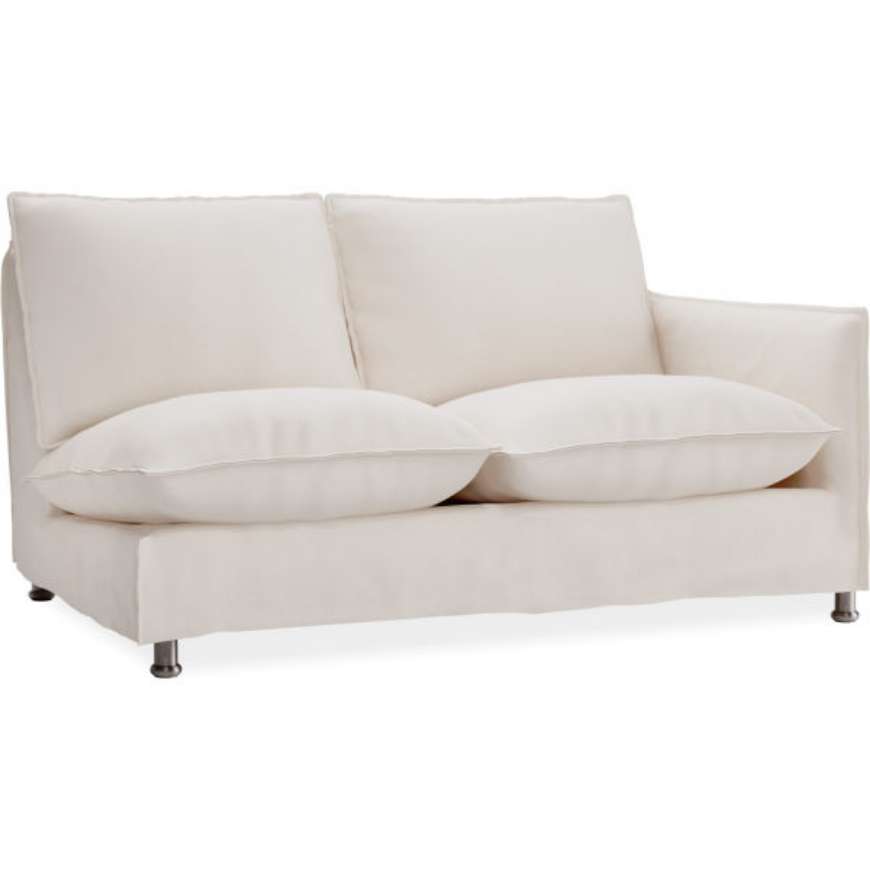 Picture of BAHA OUTDOOR SLIPCOVERED ONE ARM LOVESEAT   