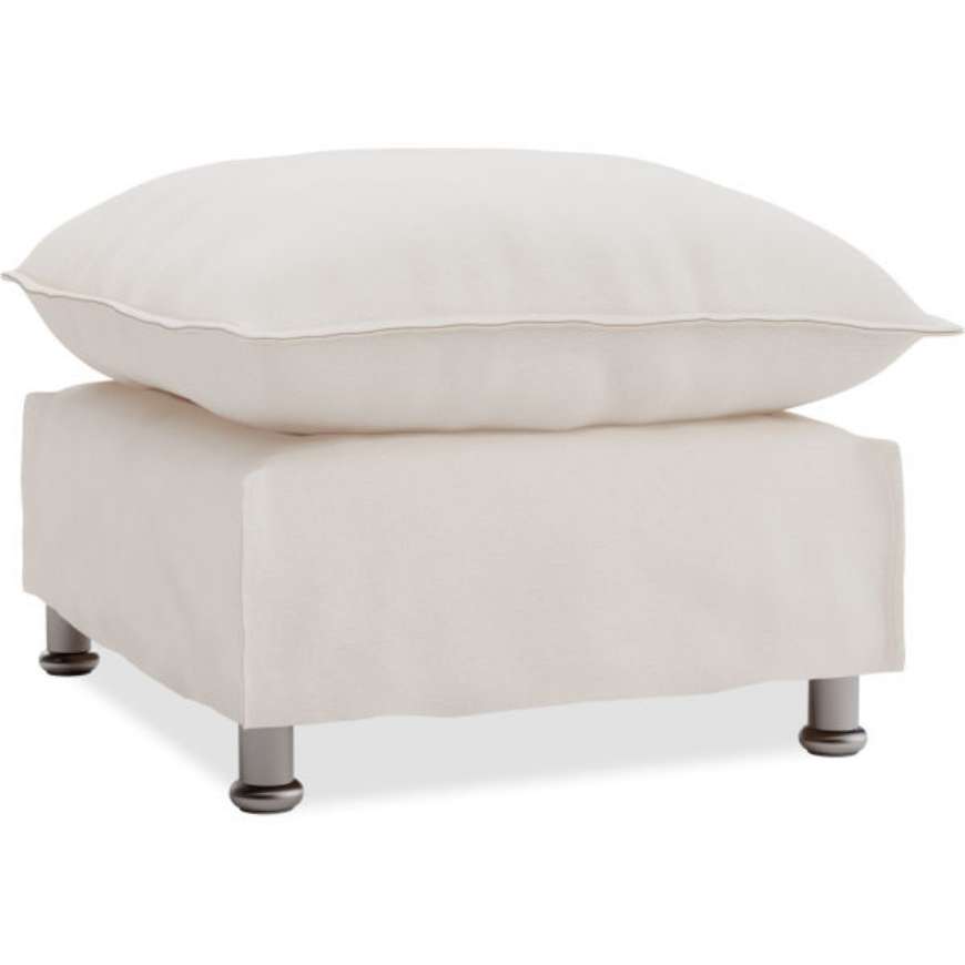 Picture of BAHA OUTDOOR SLIPCOVERED OTTOMAN     