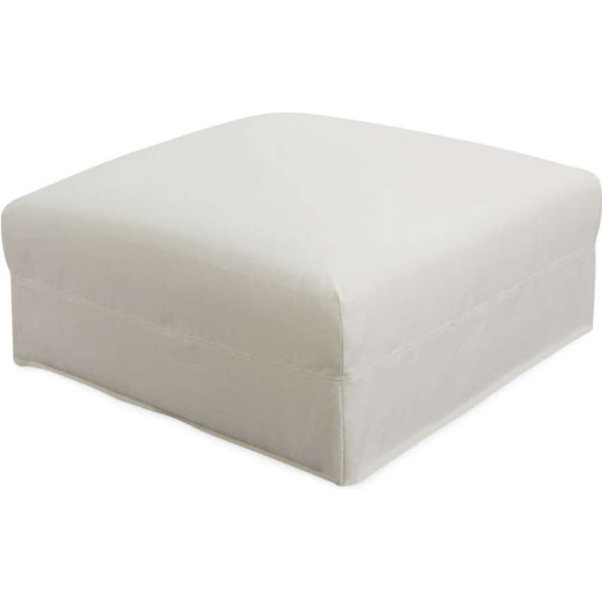 Picture of BERMUDA OUTDOOR SLIPCOVERED OTTOMAN     