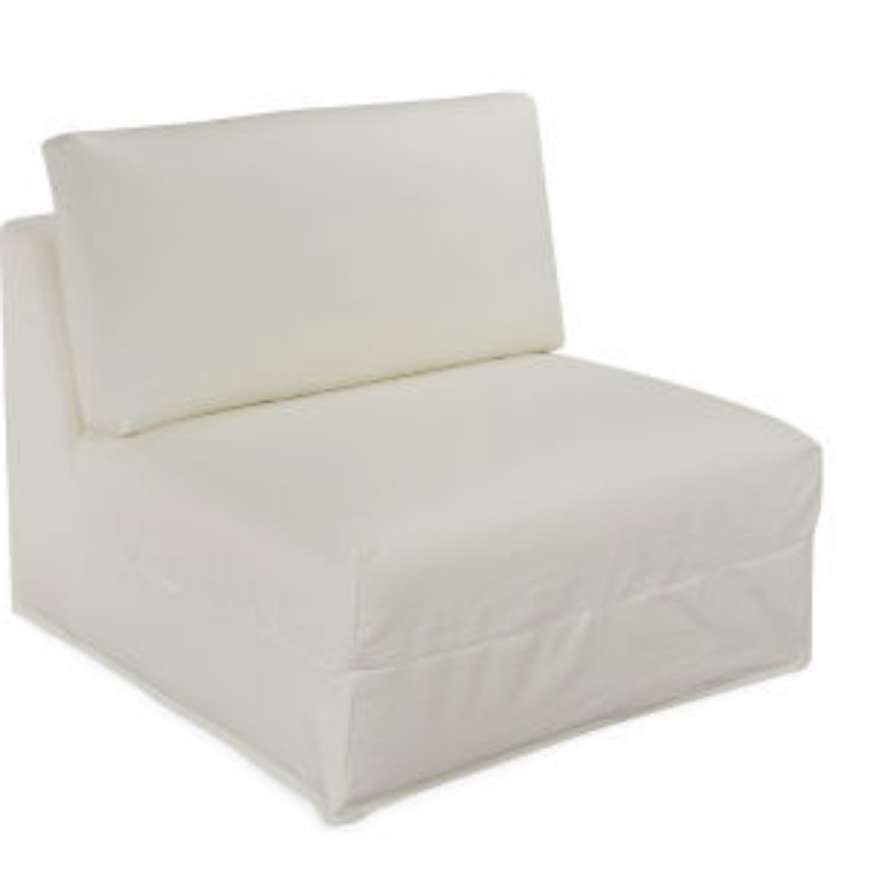 Picture of BERMUDA OUTDOOR SLIPCOVERED ARMLESS CHAIR    