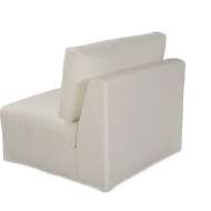 Picture of BERMUDA OUTDOOR SLIPCOVERED ARMLESS CHAIR    