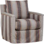 Picture of SEASIDE OUTDOOR SLIPCOVERED SWIVEL GLIDER    