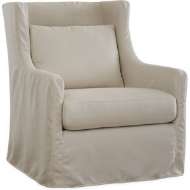 Picture of LOTUS OUTDOOR SLIPCOVERED SWIVEL GLIDER    