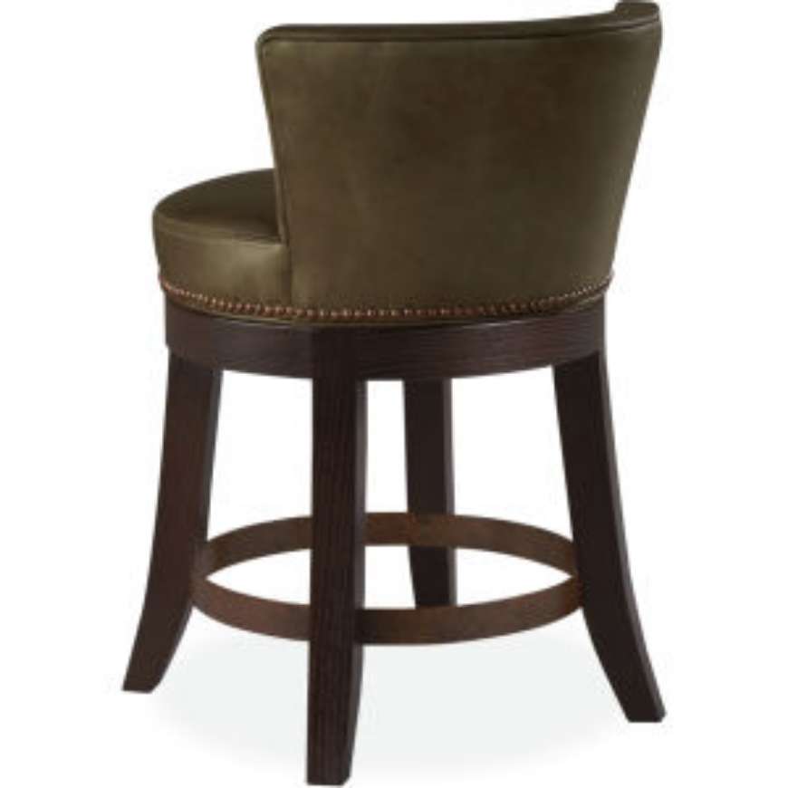 Picture of LEATHER SWIVEL STOOL      