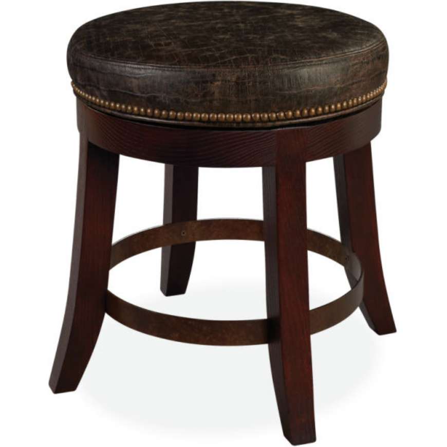 Picture of LEATHER SWIVEL STOOL      