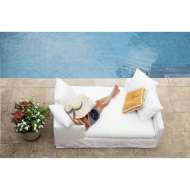 Picture of NANDINA OUTDOOR SLIPCOVERED DOUBLE CHAISE    