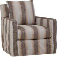 Picture of NANDINA OUTDOOR SLIPCOVERED SWIVEL CHAIR    