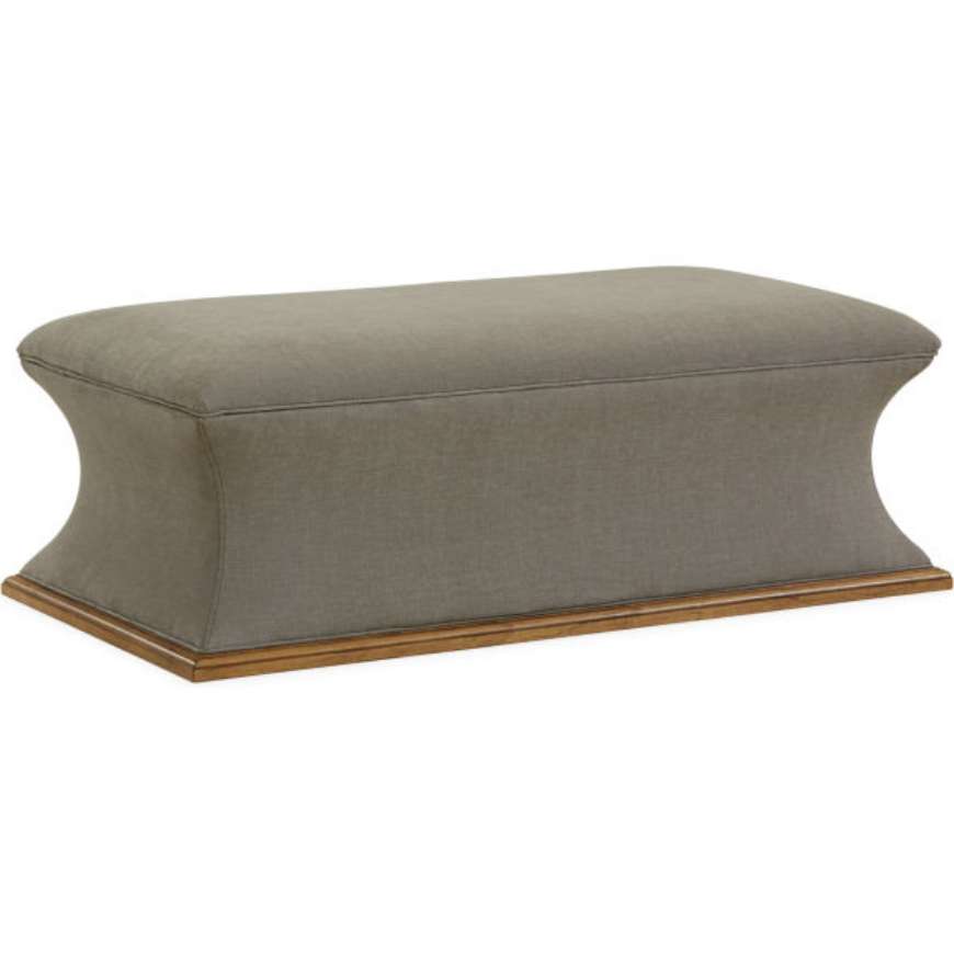 Picture of LEATHER COCKTAIL OTTOMAN      