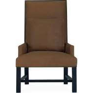 Picture of LEATHER WEBBED BACK CHAIR     