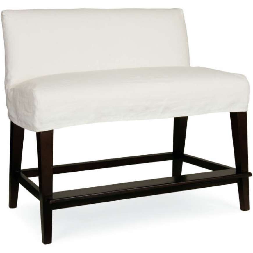 Picture of SLIPCOVERED DUAL SEAT COUNTER BENCH    